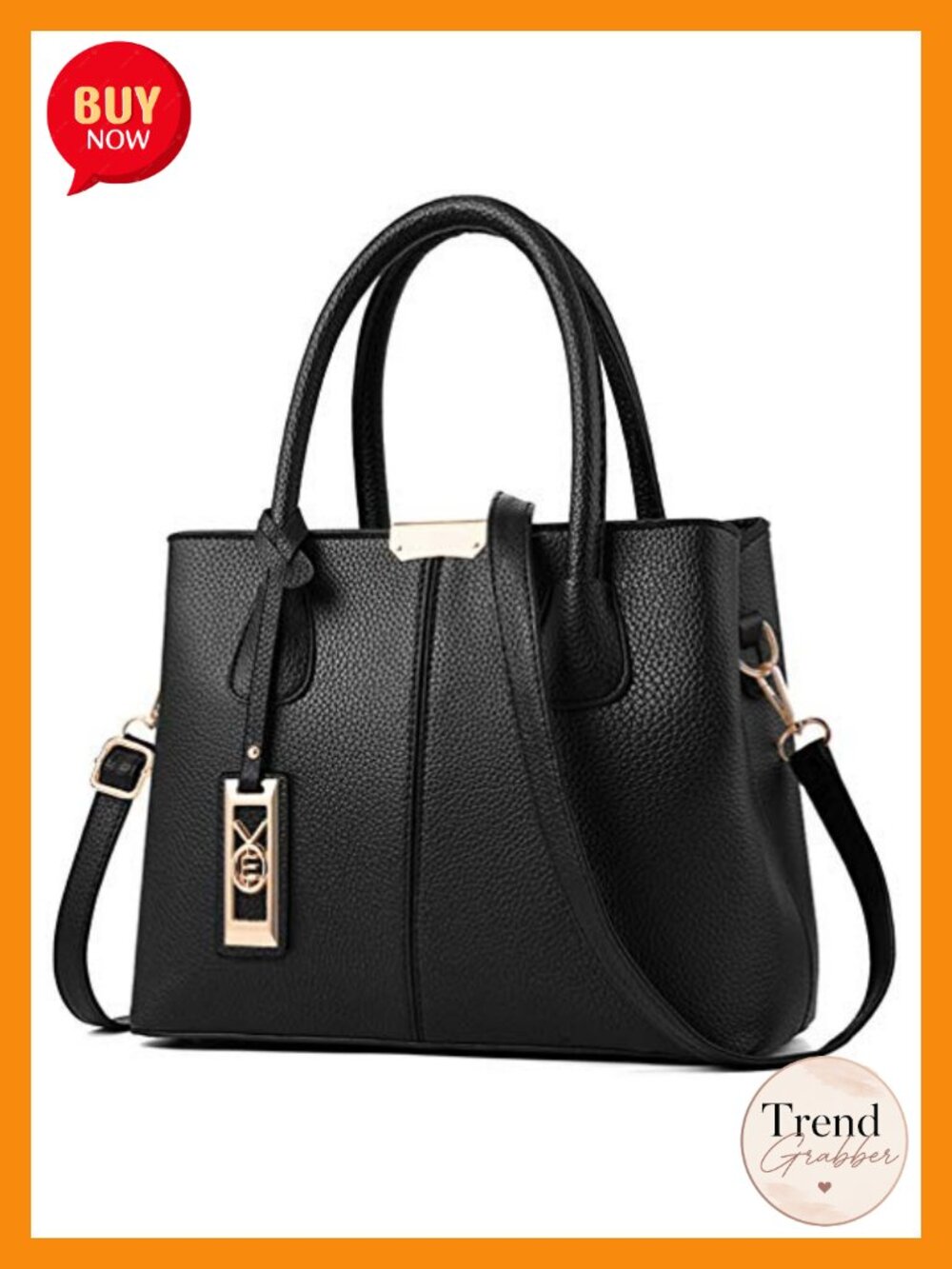 Top Handle Satchel Tote Shoulder Bag Crossbody PU Leather